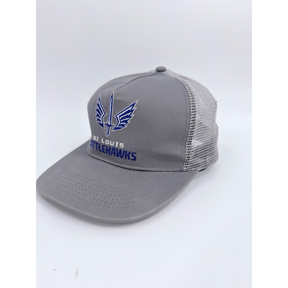 XFL St Louis Battlehawks Trucker Hat Modern Mens OSFA Grey